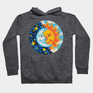 Sun and Moon illustration Hoodie